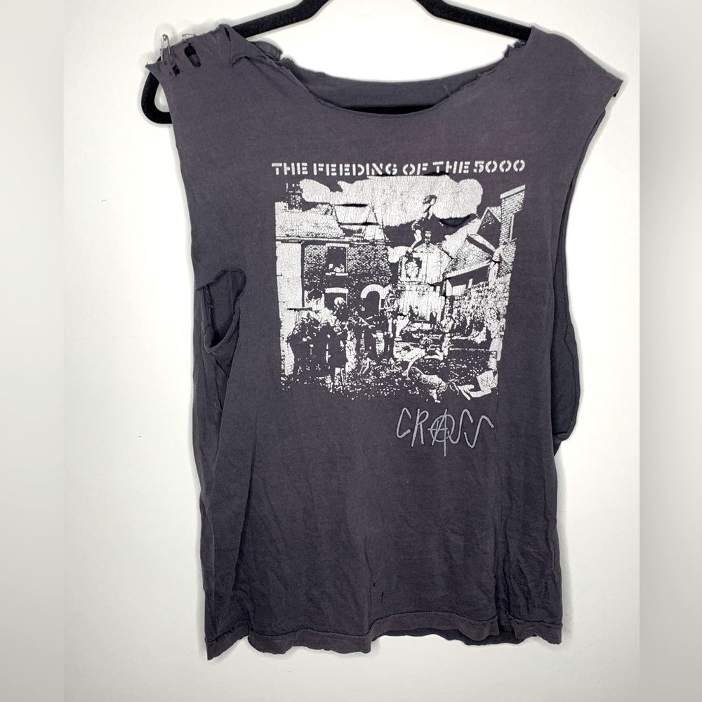 Vintage Ultra Rare Bess NYC Crass Band T-Shirt